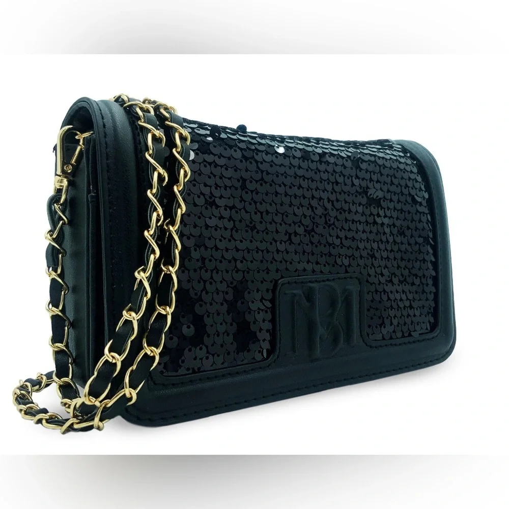 Badgley Mischka Sequined Crossbody NWT